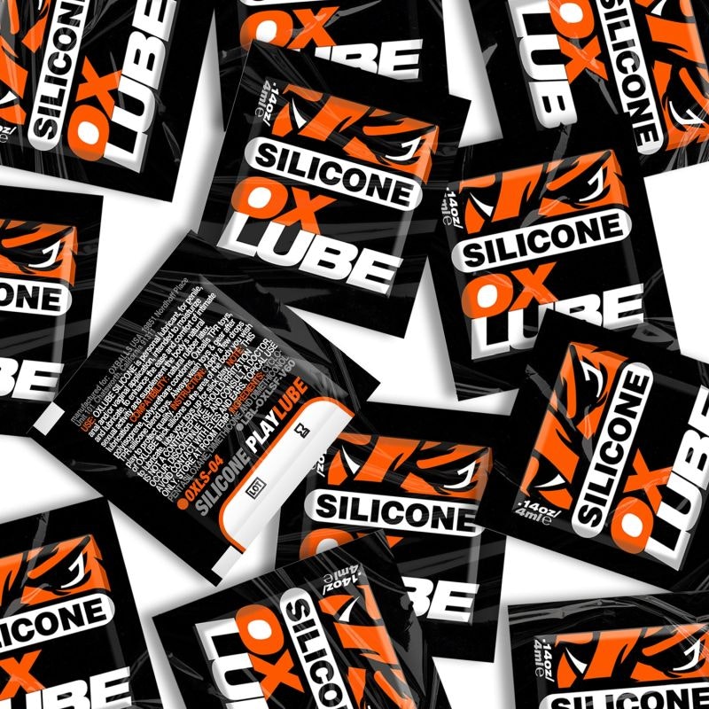 THICK Silicone OXLube 50 Pk Sachets for Ultimate Slickness Default Title Silicone Lubricant