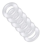 Master Series Ring Master Adjustable Ball Stretcher Kit Clear > Sex Toys For Men > Ball Stretchers