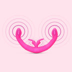 Together Toy Double Ended Dildo Rabbit Vibrator > Dildos > Double Dildos