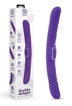 Together Double Delight 4.85 Inches Rechargeable Couples Vibrator with Thrusting Motion Default Title > Dildos > Double Dildos