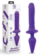 Together Double Pleasure – Dildo and Butt Plug Couples Toy Default Title > Sex Toys > Couples Toys