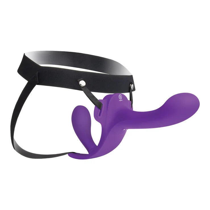 Together Toy Lock-In – Dual-Ended Vibrating Strap-On and Harness Set > Dildos > Strapless Strap Ons Main image