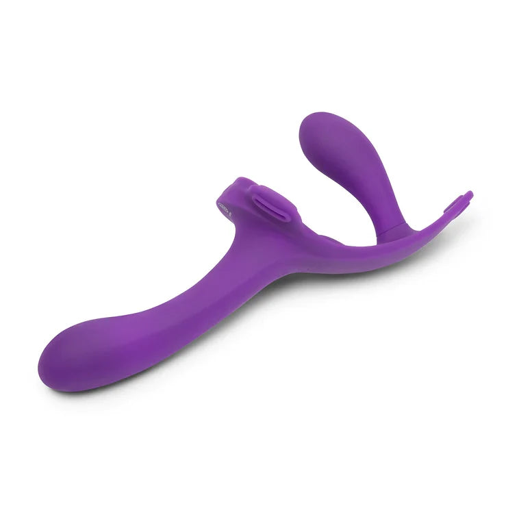 Together Toy Lock-In – Dual-Ended Vibrating Strap-On and Harness Set > Dildos > Strapless Strap Ons