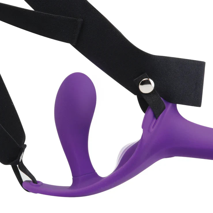 Together Toy Lock-In – Dual-Ended Vibrating Strap-On and Harness Set > Dildos > Strapless Strap Ons
