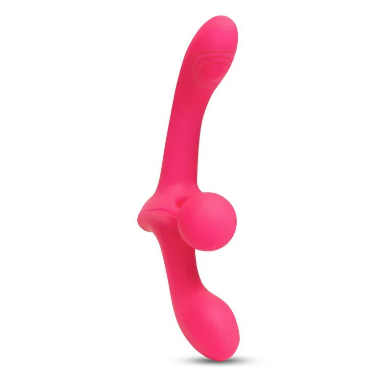 Together Toy Double Tap – Dual-Ended Vibrating Strapless Strap-On > Dildos > Double Dildos