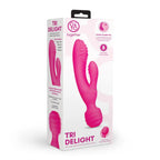 Together Toy Tri Delight – 22cm Dual-Ended Wand and Rabbit Vibrator > Vibrators > Ladies > Rabbit Multi
