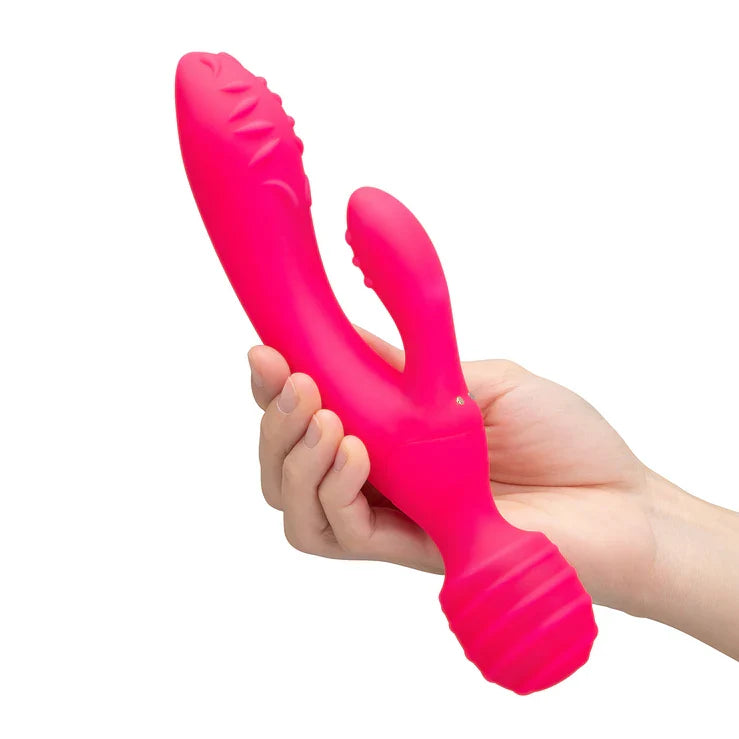 Together Toy Tri Delight – 22cm Dual-Ended Wand and Rabbit Vibrator Secondary image