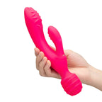 Together Toy Tri Delight – 22cm Dual-Ended Wand and Rabbit Vibrator > Vibrators > Ladies > Rabbit Multi