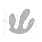 Together Toy Blended Pleasure – Remote-Controlled Triple-Pronged Vibrator > Vibrators > Unconventional