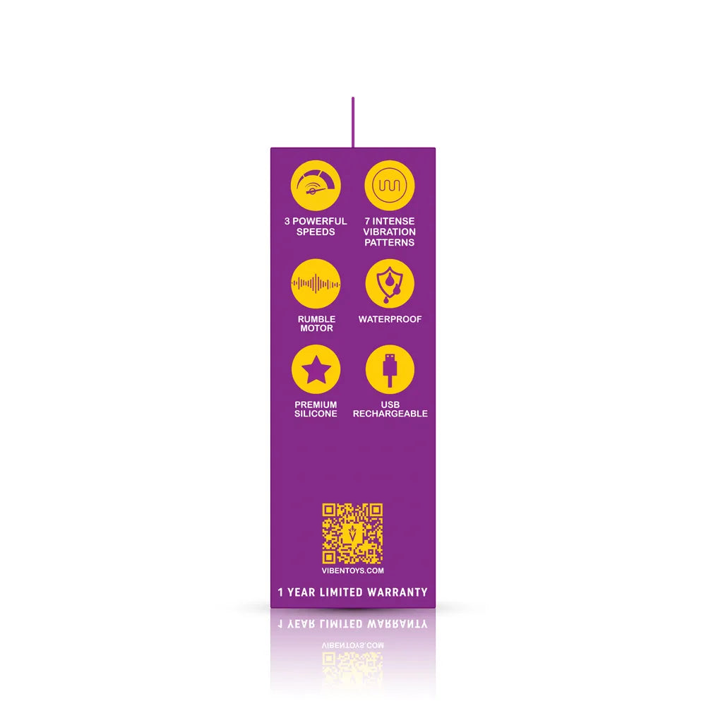 Viben Vivacious Rumble Motor Bullet Vibrator Violet > Vibrators > Mini Vibrators