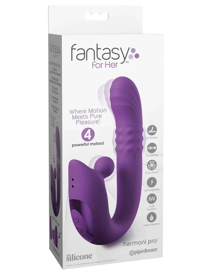 Fantasy for Her Harmoni Pro – Luxury Pleasure Massager Purple > Vibrators > G-Spot