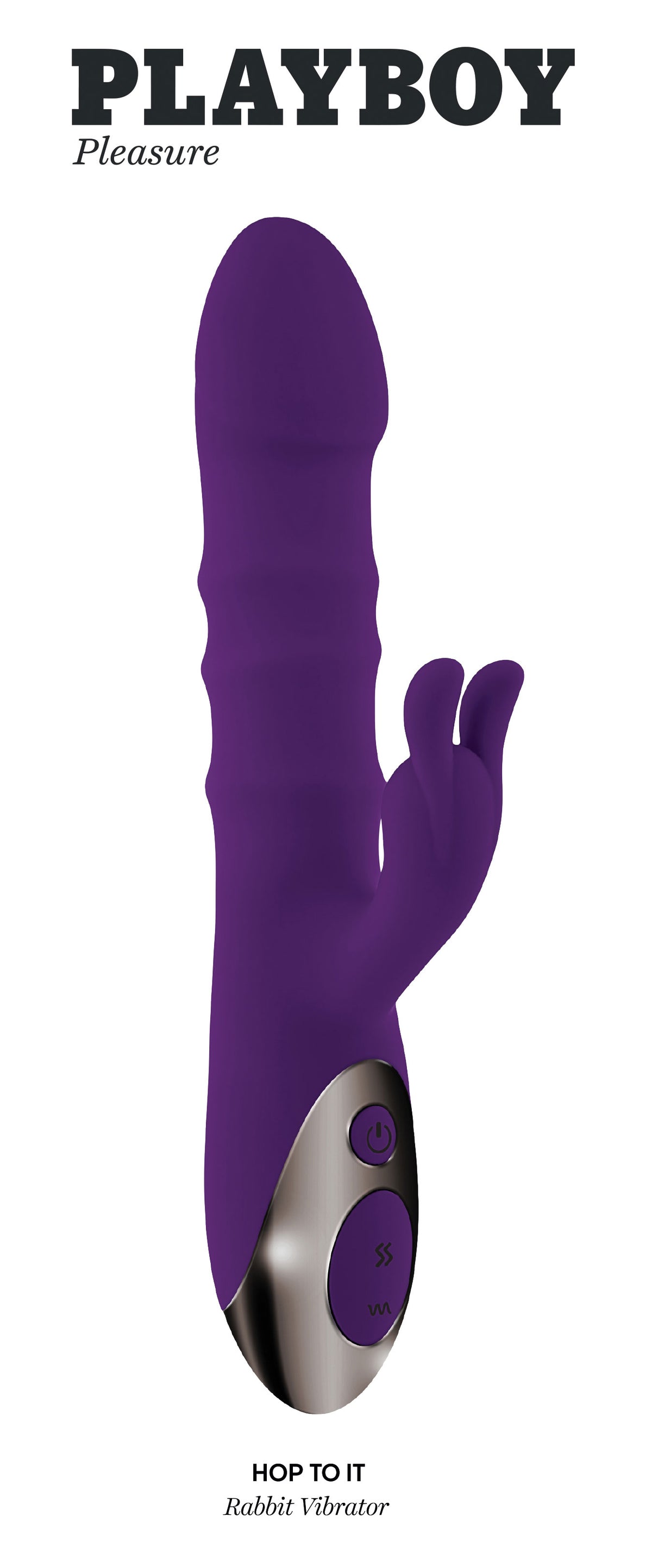 Playboy Pleasure HOP TO IT Rabbit Vibrator 23.5cm > Vibrators > Ladies > Rabbit