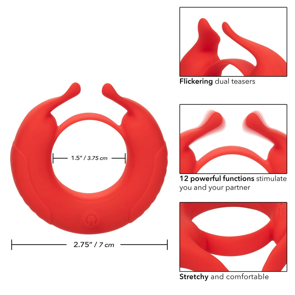 Taurus Enhancer Couples Vibrating Silicone Cock Ring > Sex Toys > Couples Toys