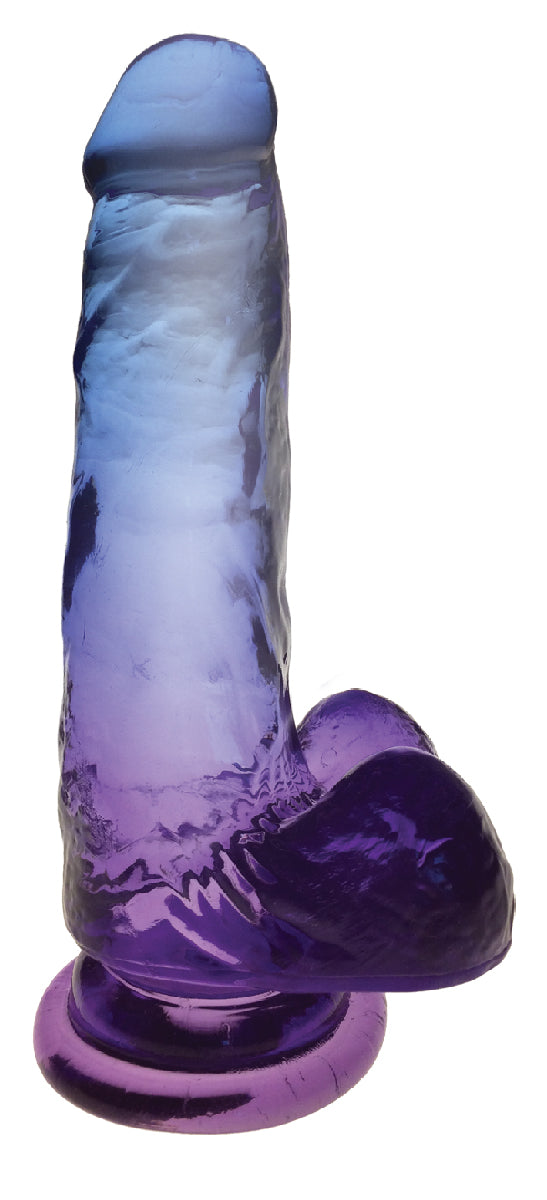 Shades 7 Inch Jelly Dong Violet Dildo 17.8 Centimeters Multi > Dildos > Realistic Dildos
