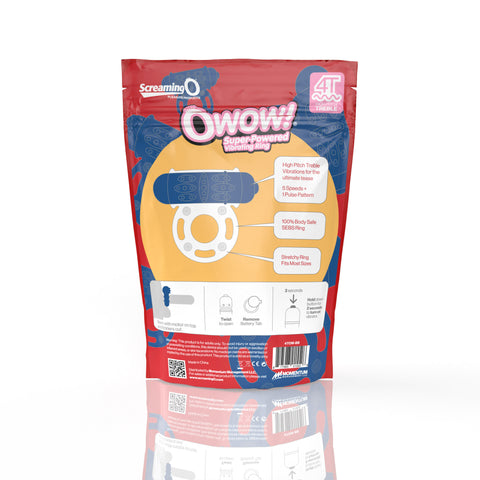 Owow 4T High Pitch Treble (Blueberry) > Cock Ring > Vibrating