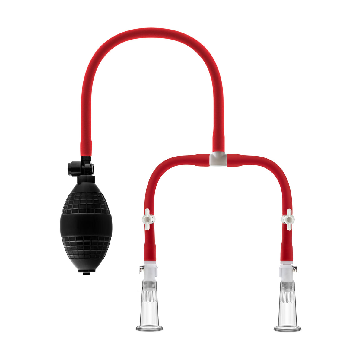Temptasia Nipple Squeeze Pump System in Black > Sex Toys > Nipple Suckers Main image