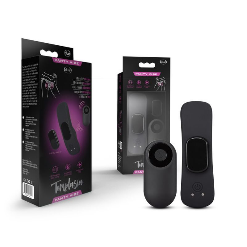 Temptasia Panty Vibe With Remote Control Black > Sex Toys For Ladies > Panty Vibes