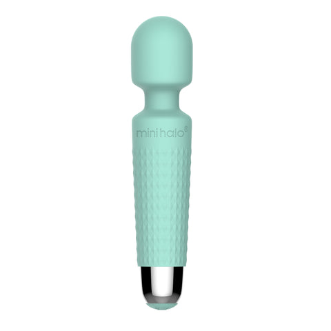 Shibari Mini Halo Wireless 20X Minty Green Massage Wand Electric Massager