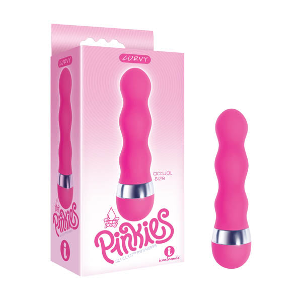 The 9's Pinkies Curvy 11.4 Centimeter Pink Vibrator > Vibrators > Standard Vibrators Main image