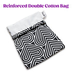 The Collection Embrace Designer Storage Pouch – 100% Natural Cotton Storage Bag > Essentials > Toy Storage