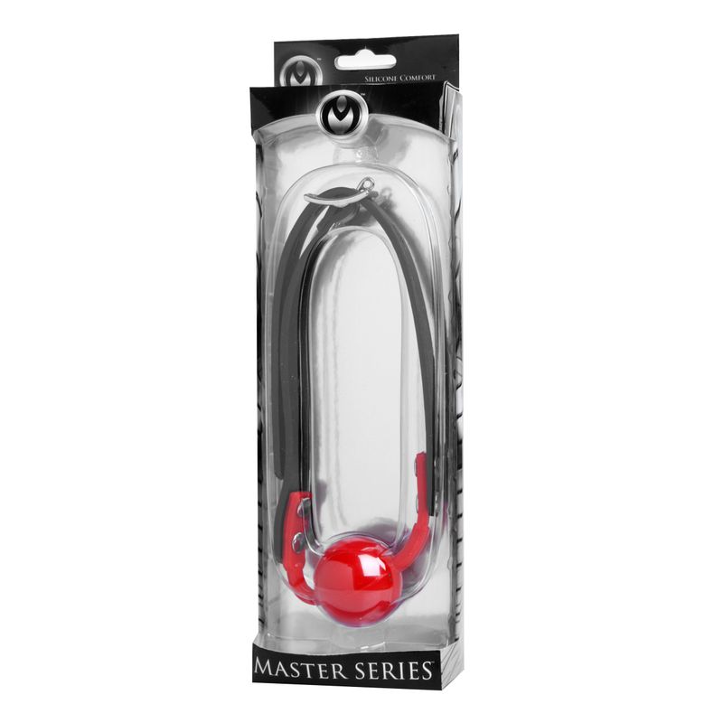 The Hush Gag Silicone Comfort Ball Gag – Adjustable Ball Gag with Locking Buckle > Bondage Gear > Gags and Bits