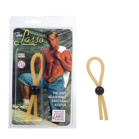 The Lasso Adjustable Latex Erection Enhancer with Stretchy and Comfortable Cinch Design COCK RINGS