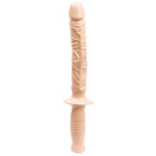 The Manhandler White 10 Inch – Realistic Grip Handle Dildo > Dildos > Large Dildos