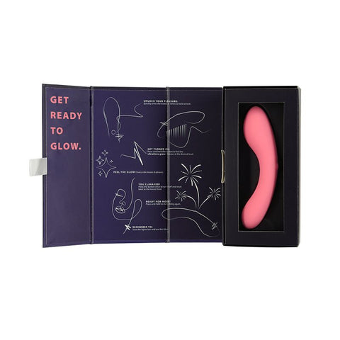 The Mini Swan Wand Glow Pink 12cm Waterproof Massager Vibrators - G Spot