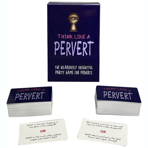 Think Like A Pervert Card Game for Adults Card Games