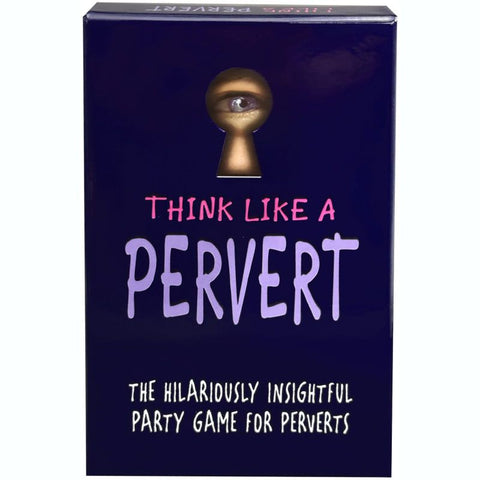 Think Like A Pervert Card Game for Adults Default Title Card Games