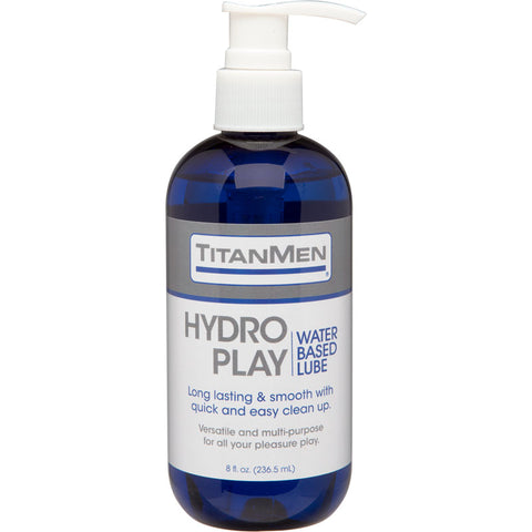 TitanMen Hydro Play Water Based Lubricant 240 ml Pump Bottle Water Based Lube