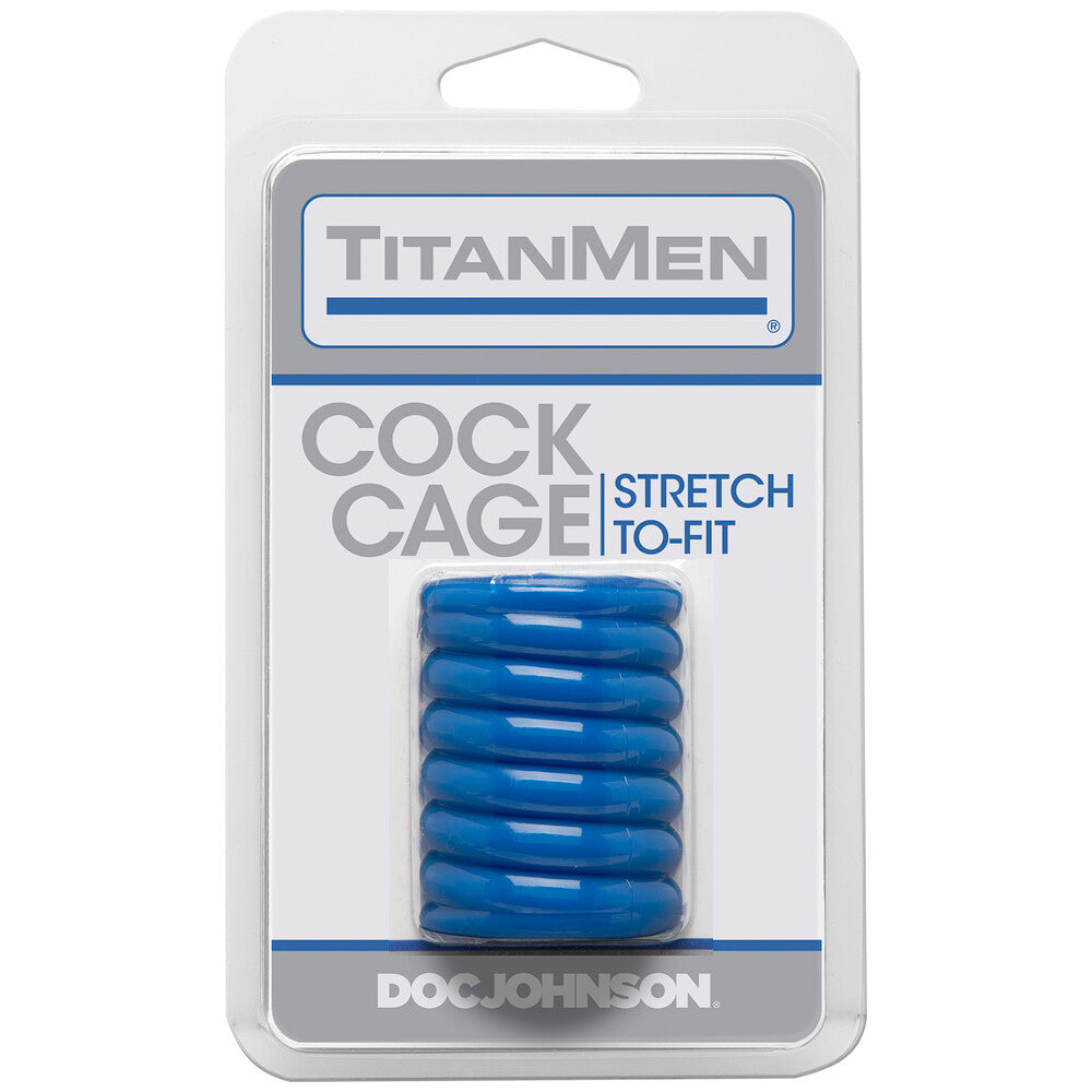 TitanMen Tool Silicone Cock Cage 2 Inch Comfortable > Bondage Gear > Male Chastity