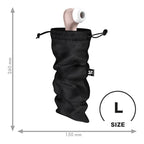 Treasure Bag Large Black Zippered Pouch – Discreet Storage Bag > Essentials > Toy Storage