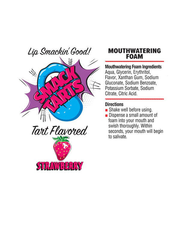 Smack Tarts Mouthwatering Foam (Sour Strawberry) – Flavored Oral Spray 2.7oz Secondary image