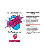 Smack Tarts Mouthwatering Foam (Sour Strawberry) – Flavored Oral Spray 2.7oz > Lube > Oral Gels & Sprays