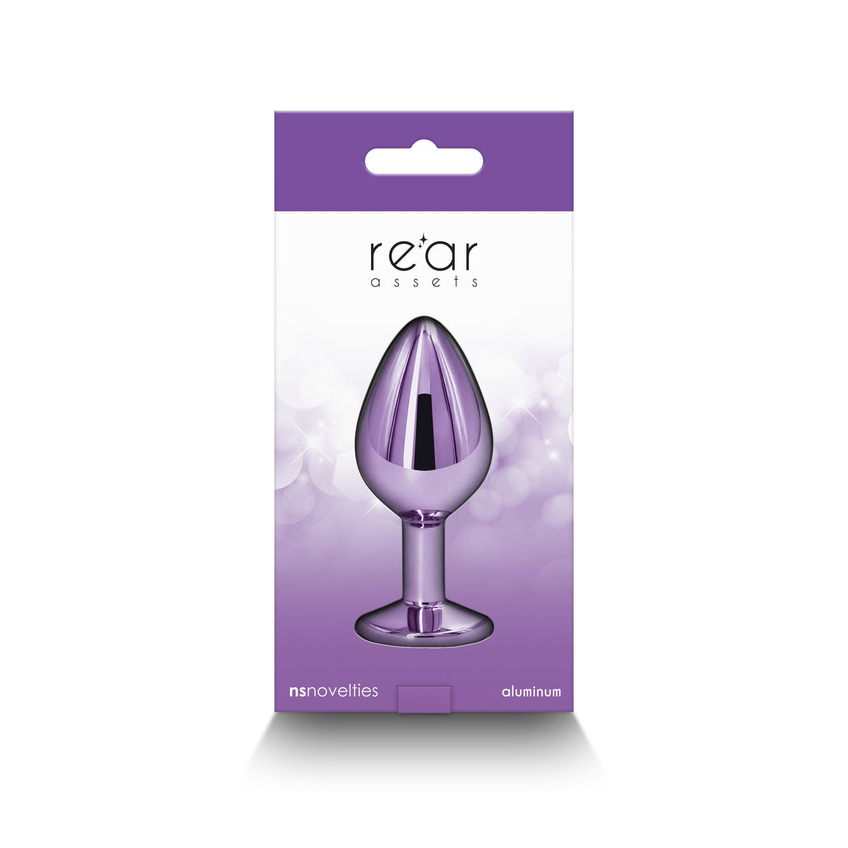Rear Assets Round Gem Metal Butt Plug – Anal Plug with Jewel Base (Small, Medium) > Anal Range > Jewel Butt Plugs