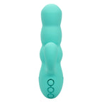 California Dreaming Del Mar Diva Teal Silicone Dual Motor Massager with 10 Vibration Functions = > Vibrators > Ladies > Rabbit Multi