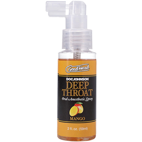 GoodHead Deep Throat Spray Mango 59ml - Flavorful Pleasure Oral Gels & Sprays