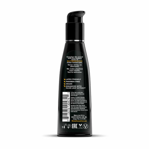 Wicked Aqua Butterscotch Flavored Water Based Lubricant 120ml ... No Colour Selected Flavoured Lube