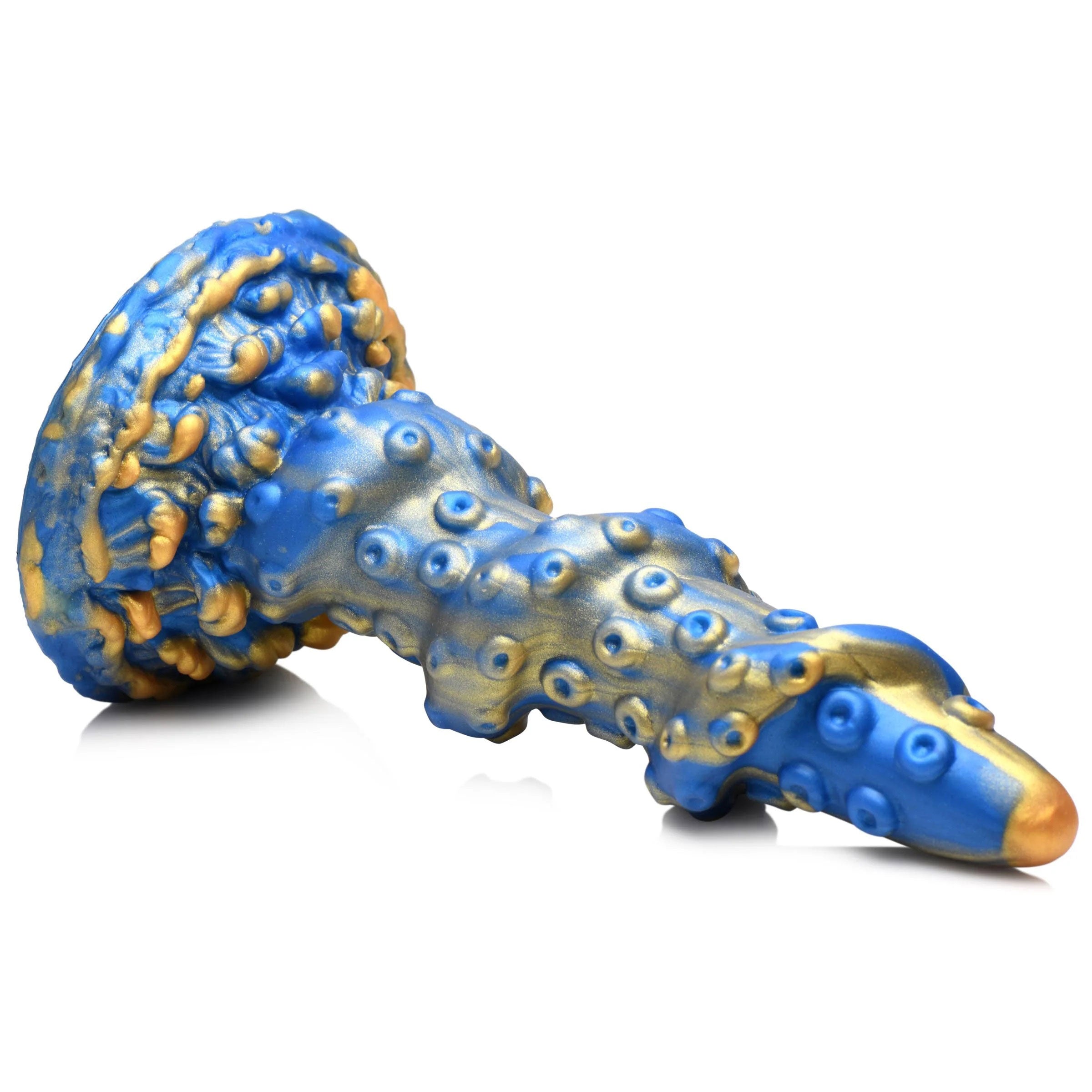 Creature Cocks The Kraken (Deep Blue and Gold) 7 Inch Fantasy Dildo > Dildos > Fantasy