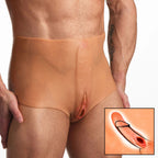 Master Series Pussy Panties Silicone Vagina and Ass Panties Medium Light Color Beige Medium > Gender > Bodyforms