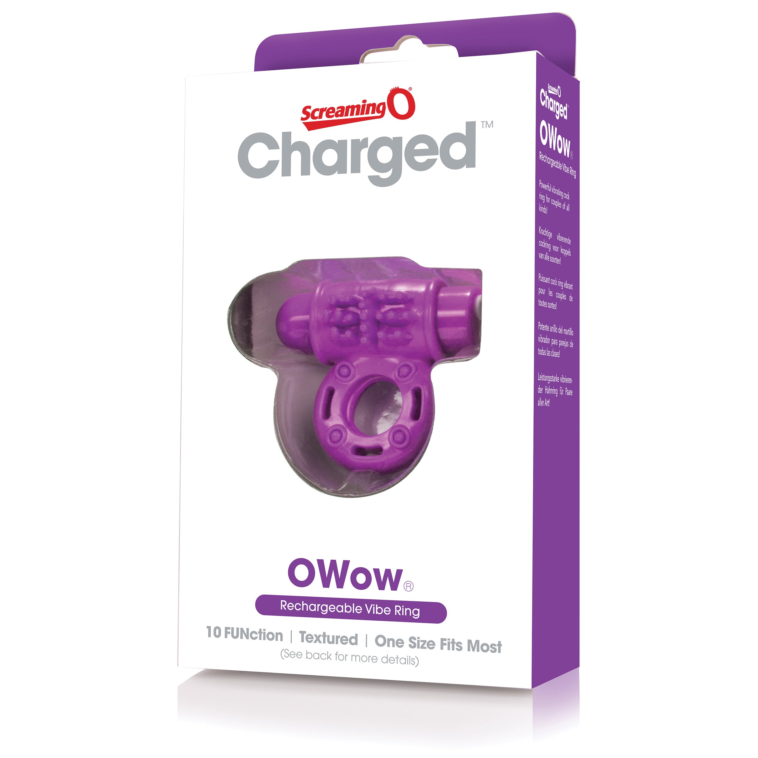 O Wow Ring – Rechargeable Vibrating Cock Ring with 10 Vibration Functions > Cock Ring > Vibrating