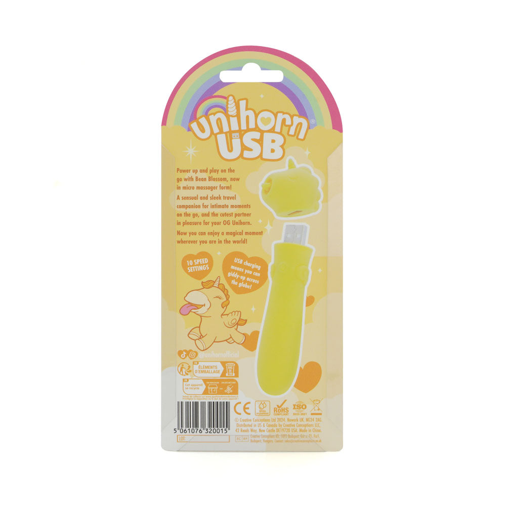 Unihorn USB Bullet – Rechargeable 10-Speed Silicone Vibrator > Vibrators > Ladies > Clitoral Vibrators and Stimulators