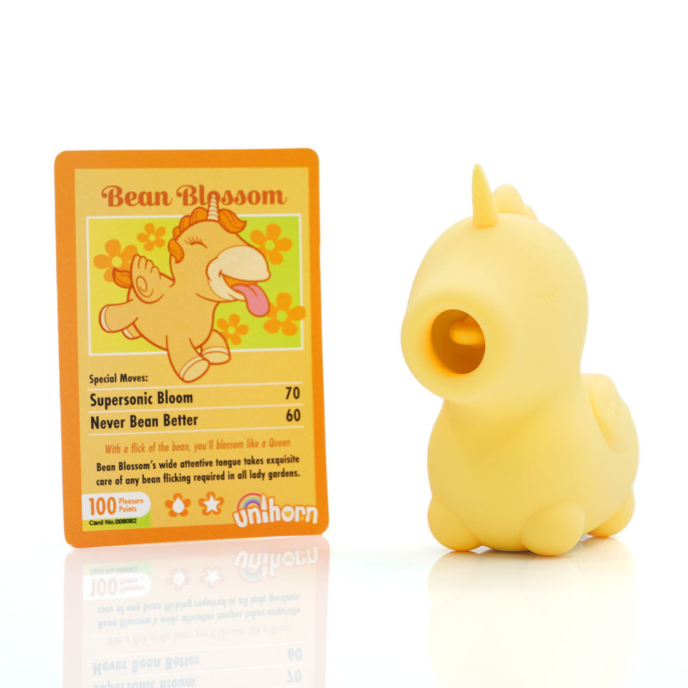 Unihorn Bean Blossom Flickering Tongue Unicorn Vibe – Playful Vibrator > Sex Toys For Ladies > Clitoral Vibrators and Stimulators
