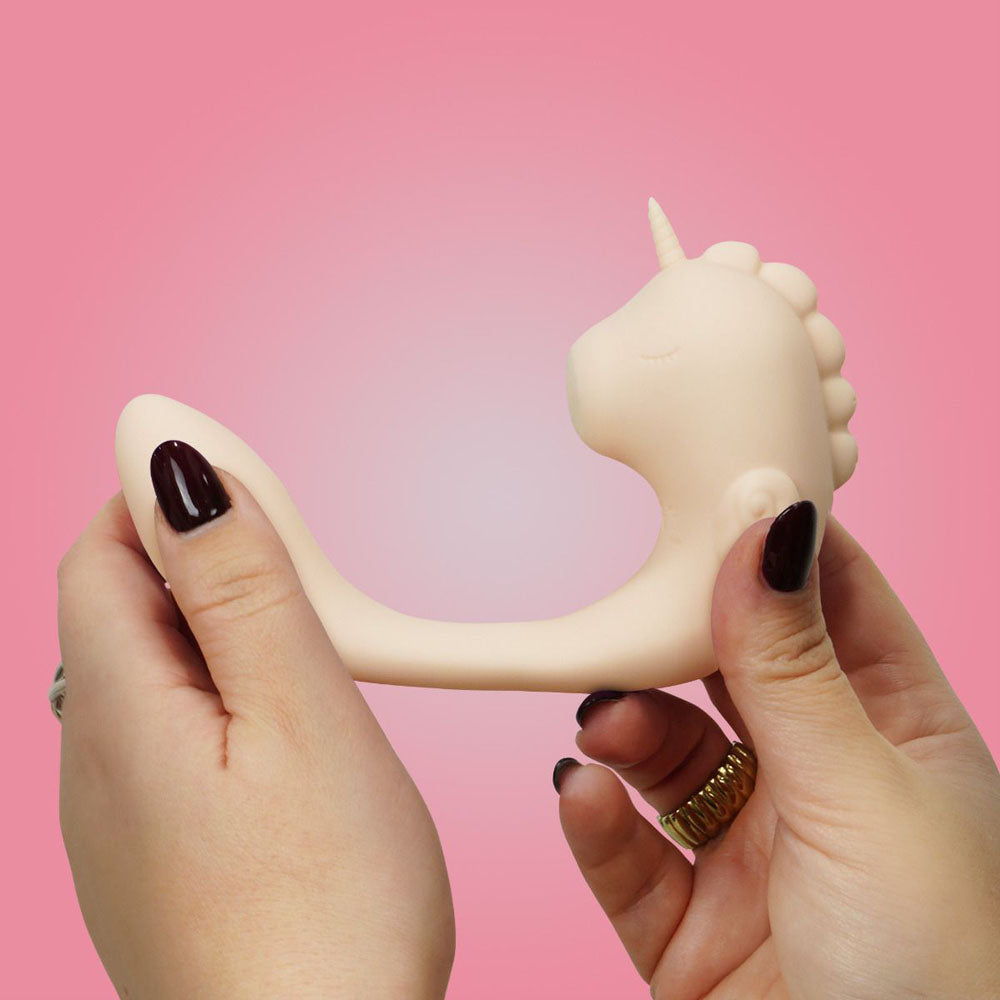Ocean Peak Unihorn C-Horse – Soft Silicone Tail Oscillating Tongue Vibrator > Vibrators > Unconventional