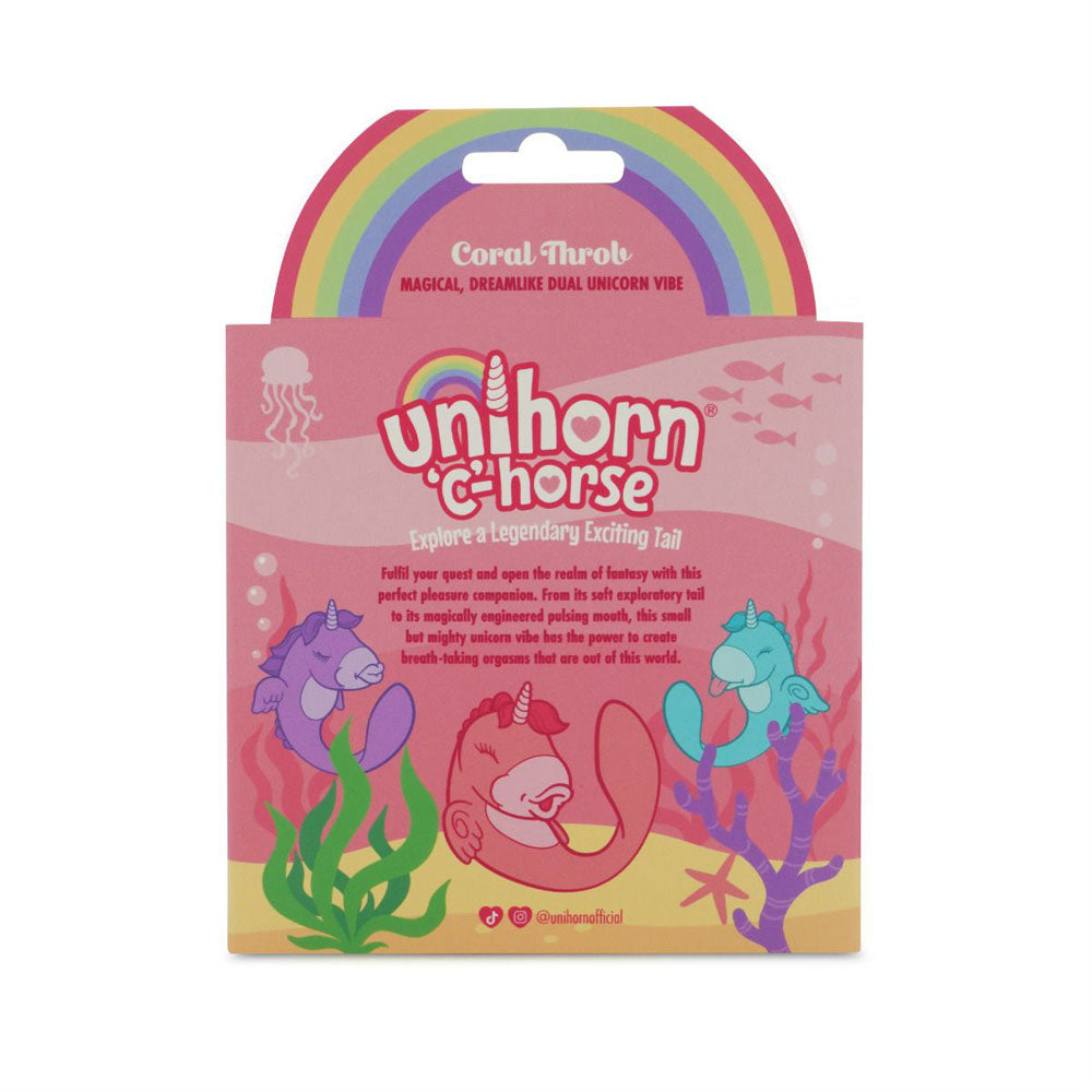 Ocean Peak Unihorn C-Horse – Soft Silicone Tail Oscillating Tongue Vibrator > Vibrators > Unconventional