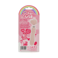 Unihorn - USB Bullet - Heart Throb - Coral USB Rechargeable Vibrating Bullet BULLETS & EGGS