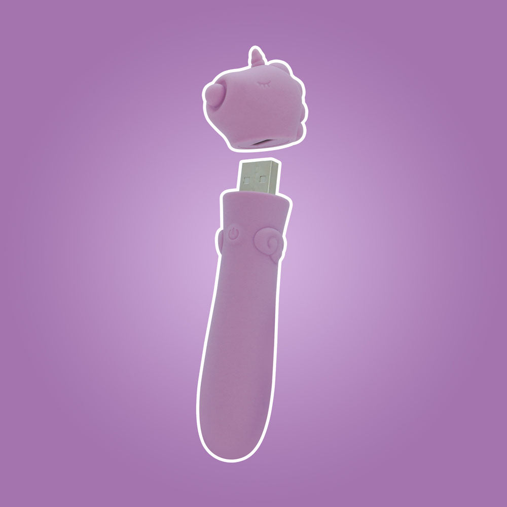 Unihorn - USB Bullet - Karma Lilac - Lilac USB Rechargeable Vibrating Bullet BULLETS & EGGS