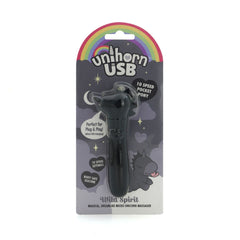 Unihorn - USB Bullet - Wild Spirit - USB Rechargeable Vibrating Bullet Black BULLETS & EGGS