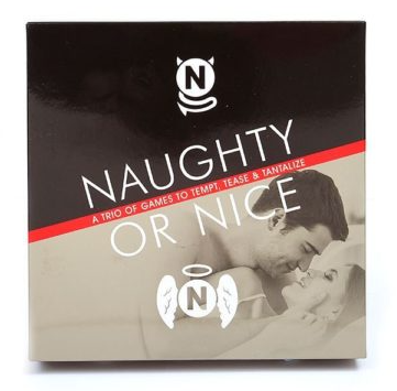 Naughty Or Nice Couples Card Game Trio For Tempting Fun Default Title Games